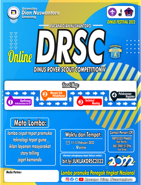 DRSC V Dinus Rover Scout Competition DinusFest 2024