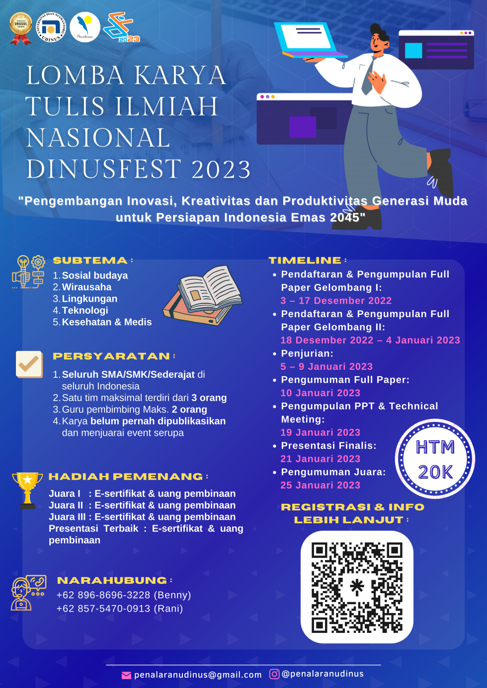 LKTIN (LOMBA KARYA TULIS ILMIAH NASIONAL) DinusFest 2024