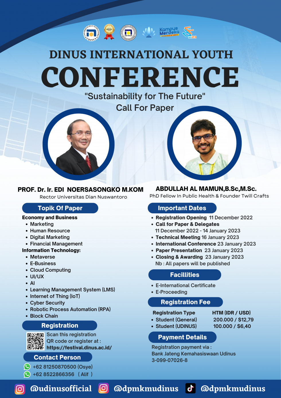 DINUS INTERNATIONAL YOUTH CONFERENCE (DIYC) DinusFest 2024