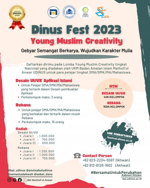 Young Muslim Creativity Lomba UI/UX | DinusFest 2026