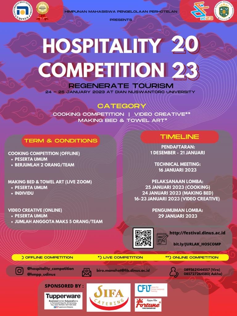 Hospitality Competition 2023 DinusFest 2023