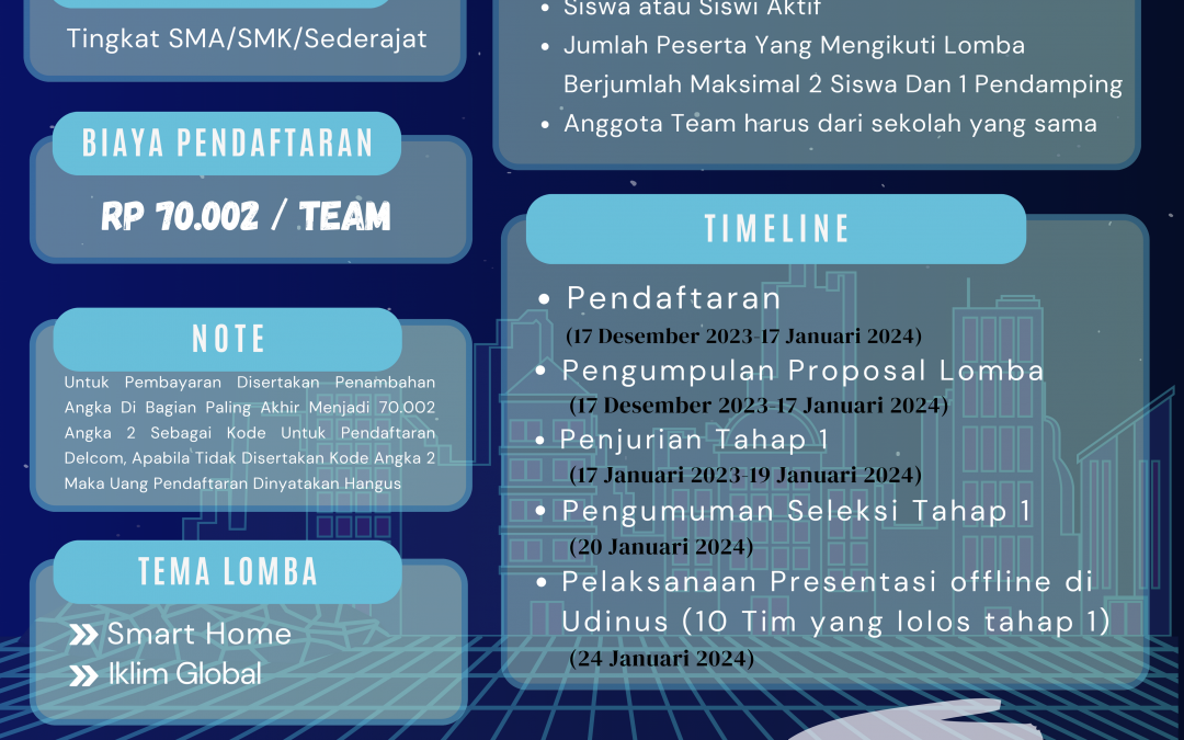 DELCOM (Dinus Electrical Competition) 2024