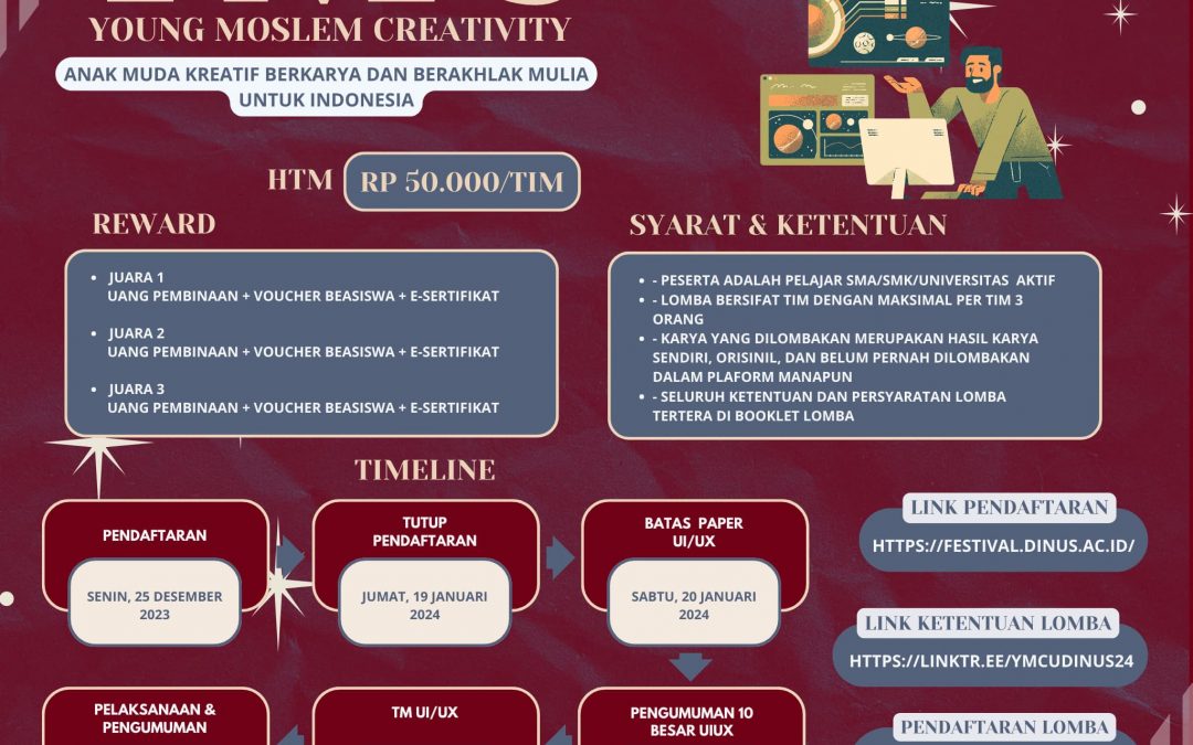 YMC (Young Muslim Creativity) Desain UI/UX