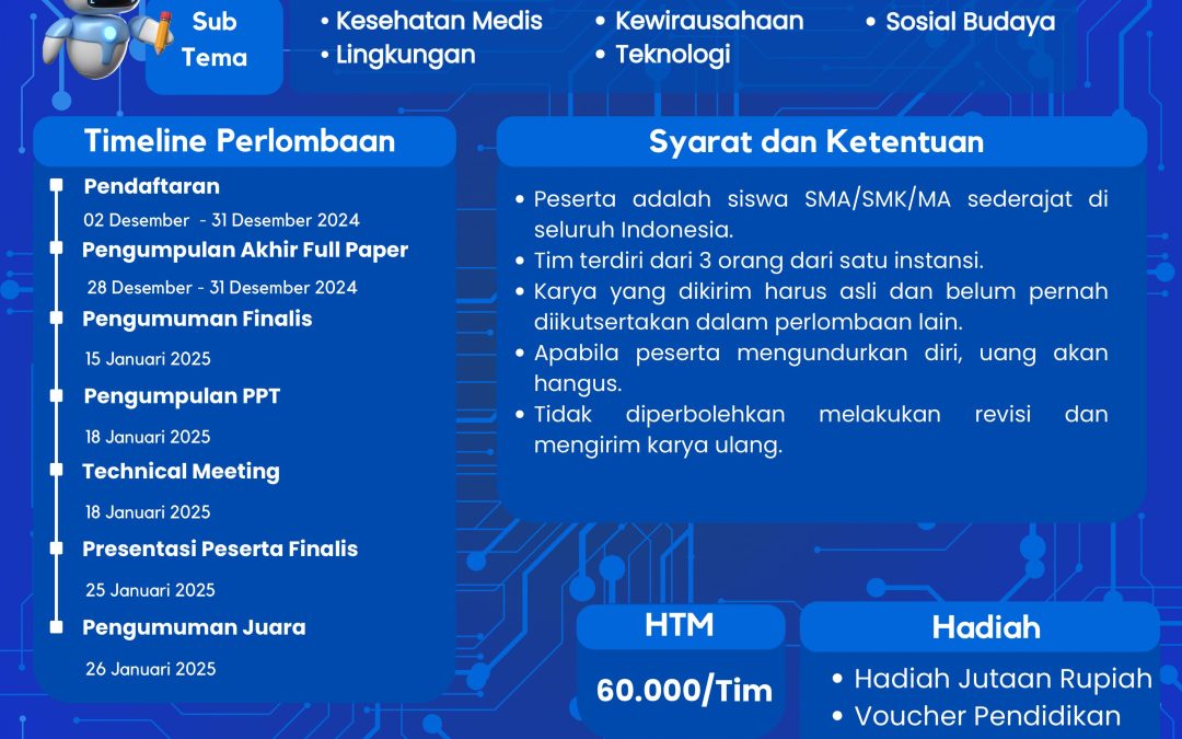 Lomba Karya Tulis Ilmiah Nasional (LKTIN) 2025