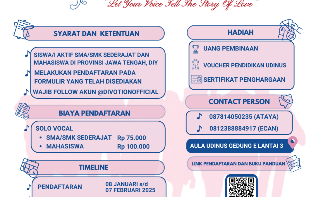 1st DIVOTION (Dinus Voice Competition)