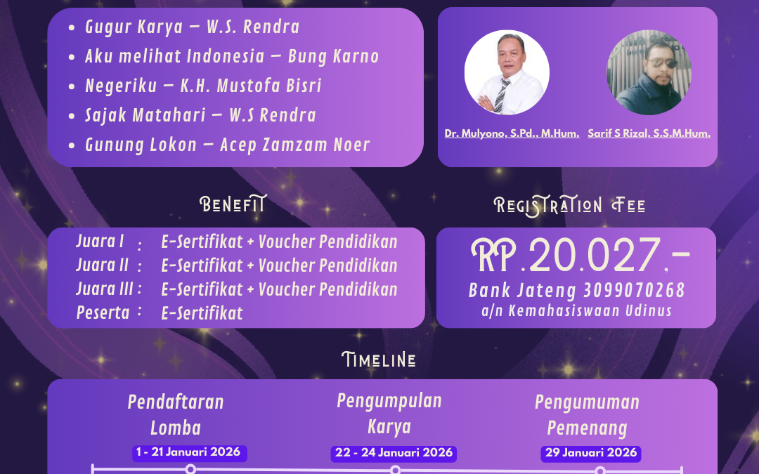 Dinus Poetry Competition II